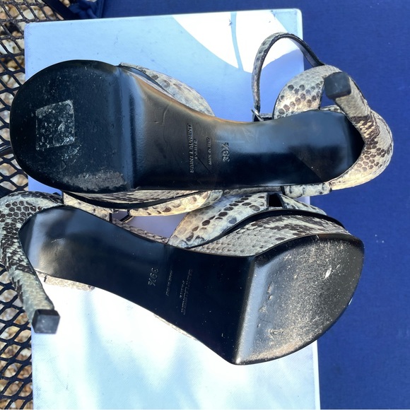 YSL Saint Laurent Python Bianca Platform 39.5 / 9.5 - Picture 5 of 5